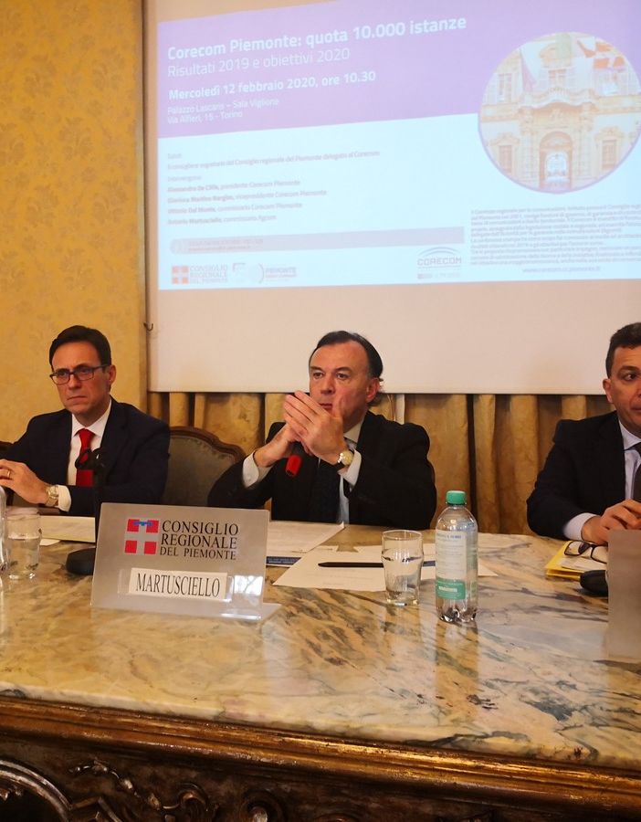 Oltre 10mila contenziosi con gli operatori telefonici: nel 2019 Corecom Piemonte fa restituire 3 milioni di euro ai cittadini