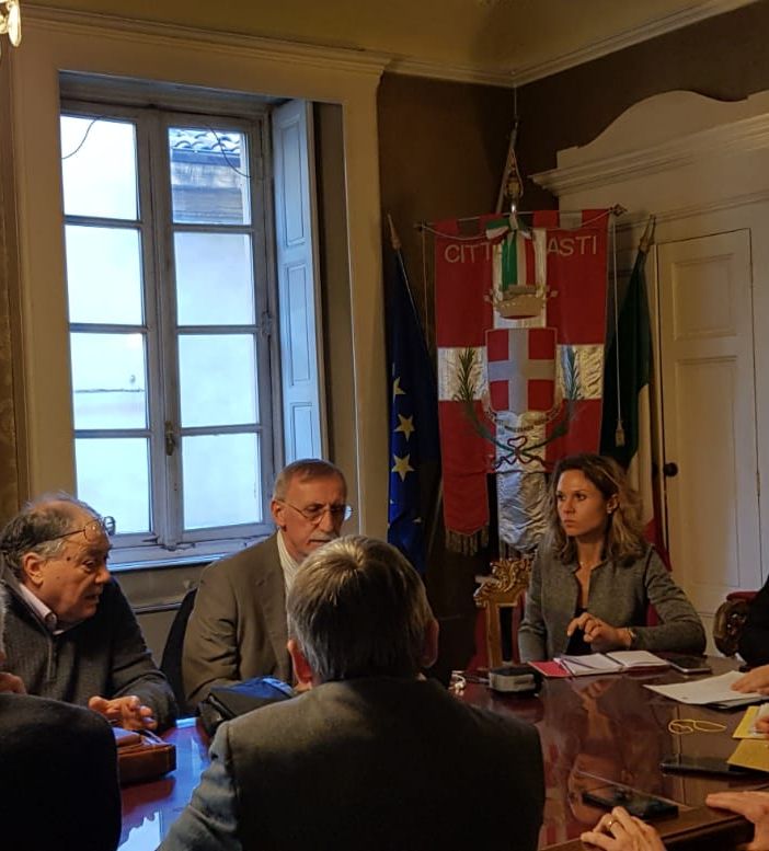 Un momento del confronto svoltosi in mattinata presso il Municipio
