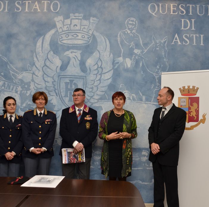 Enrico Iviglia ricevuto dal Questore di Asti