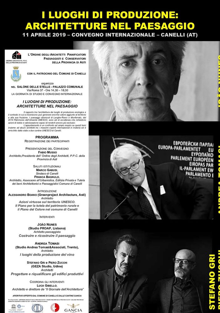 Canelli ospiterà un importante convegno internazionale sulla gestione sostenibile del territorio e dei suoi centri produttivi