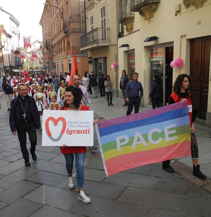 Una manifestazione pre Covid della Fondazione Migrantes