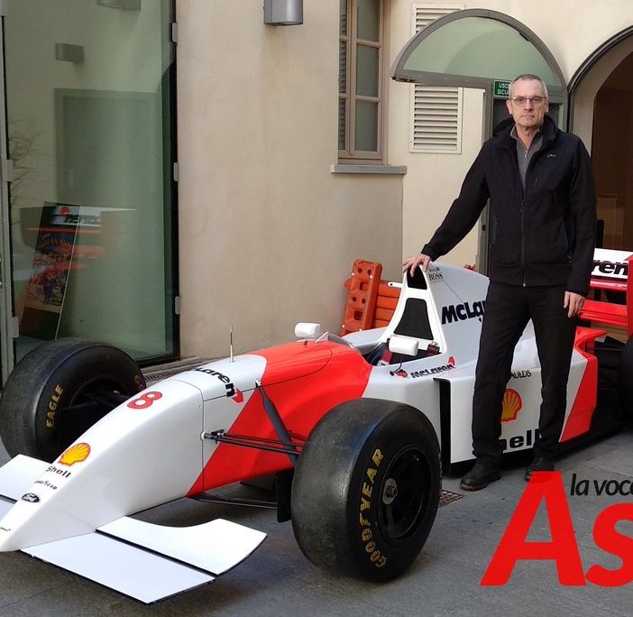 Piegiorgio Pascolati con la Mc Laren
