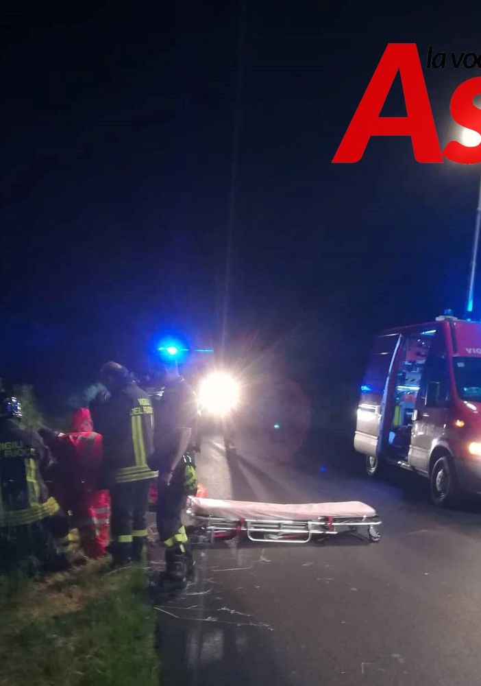 Scontro notturno nel tratto tra Palucco e Vaglierano: uno dei coinvolti era in stato di ebbrezza