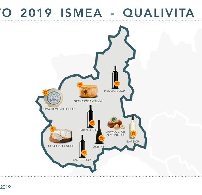 Il Piemonte è la quarta regione italiana per valore di Vino e Cibo IG: Cuneo prima provincia, seguita da Asti