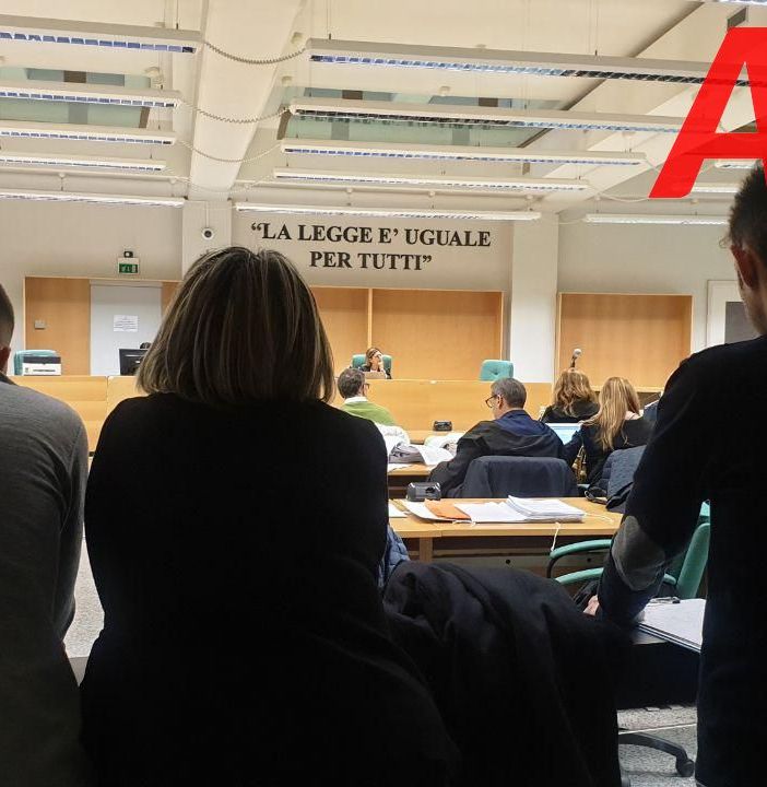 Ancora una volta i volontari del Coordinamento di Libera Asti all'udienza del processo Barbarossa