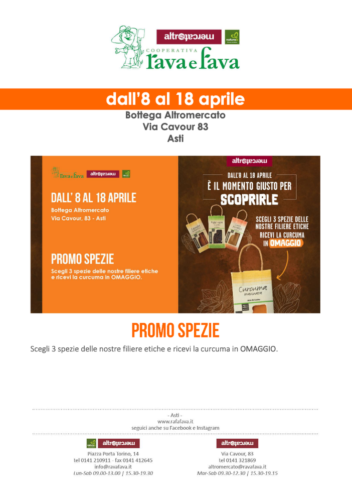 locandina della bottega rava e fava