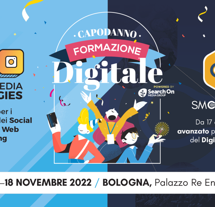 Un autunno di formazione digitale con Search On Media Group: a Bologna per la prima volta il Capodanno della Formazione Digitale