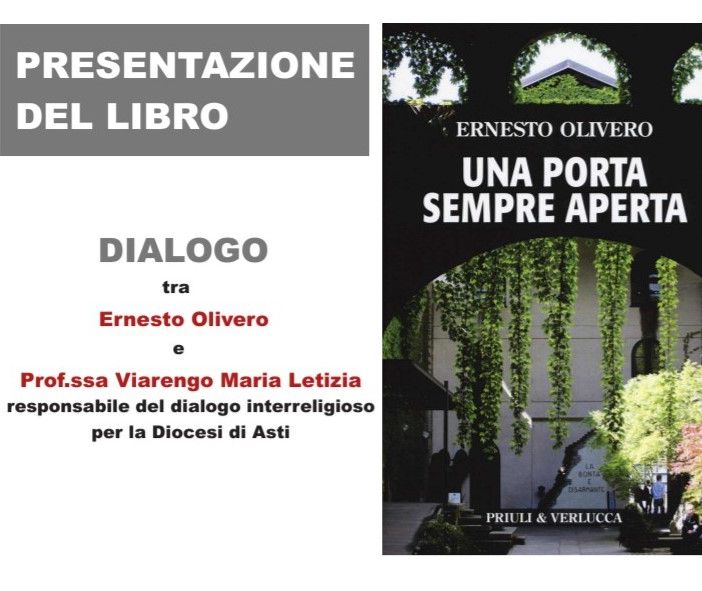 Presentazione astigiana per il nuovo libro di Ernesto Olivero