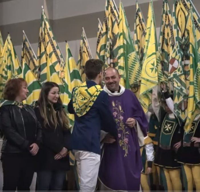 Un fermo-immagine tratto dal video