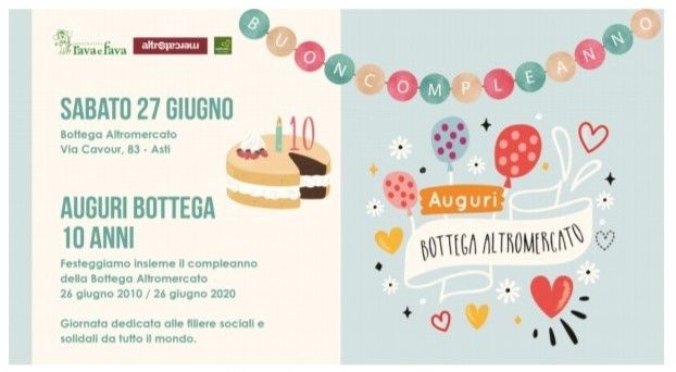 Fervono i preparativi per la ‘festa di compleanno’ della Bottega Altromercato di via Cavour