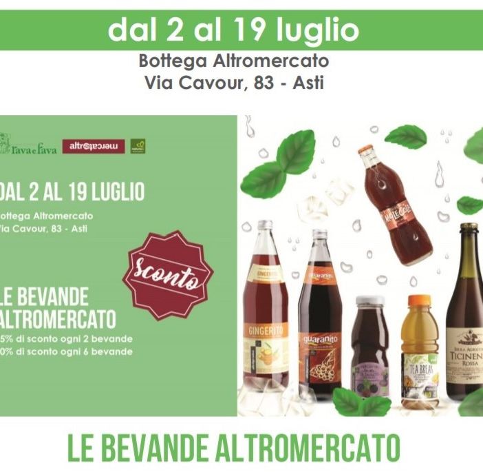 La Bottega della Rava e della Fava ospiterà la festa delle bevande fresche