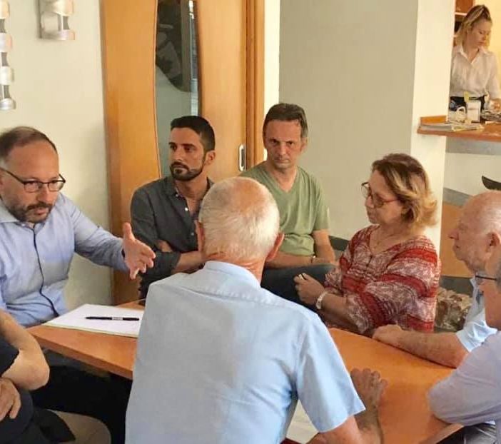 Caffè sanrocchese per il sindaco Rasero e il Consigliere Comunale Candelaresi