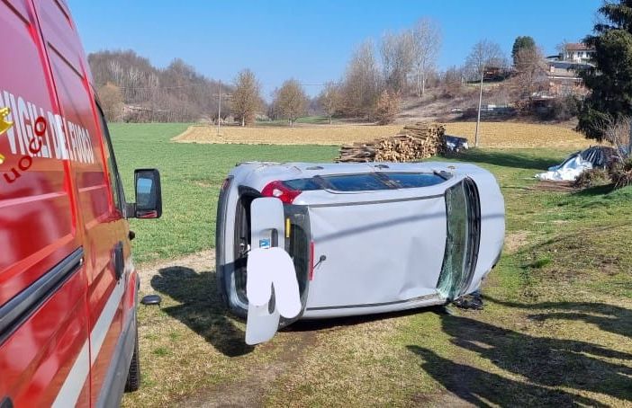 Incidente d’auto con una ferita a Monale