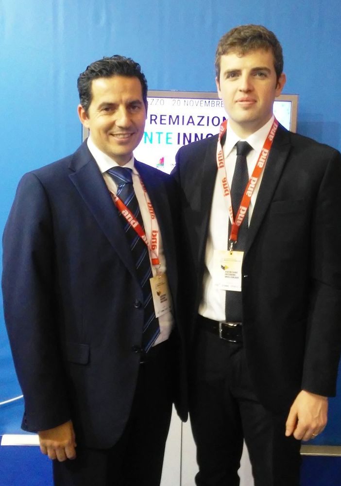 Il sindaco Allineri con Michele Pianetta,vicepresidente di Anci Piemonte