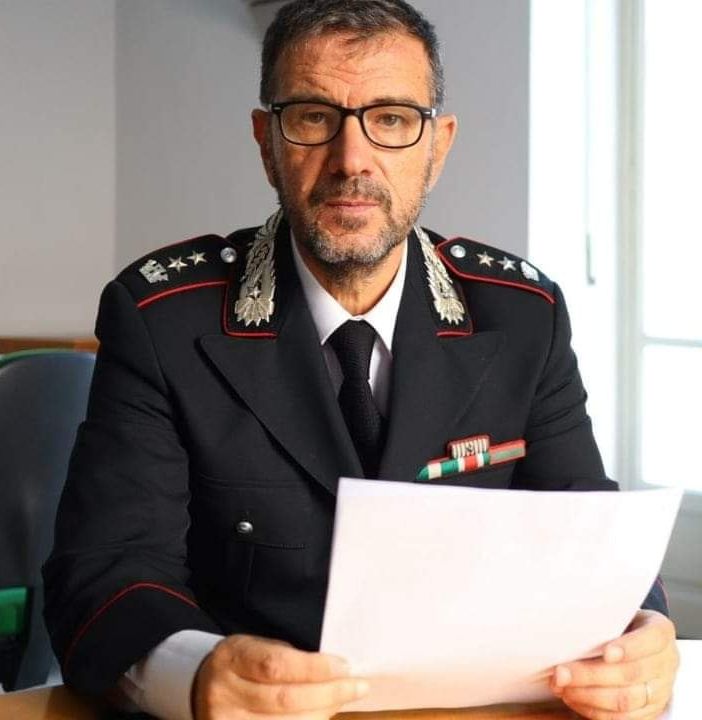 Il ten. col. Biagio Filippo Carillo, comandante dei NAS di Alessandria