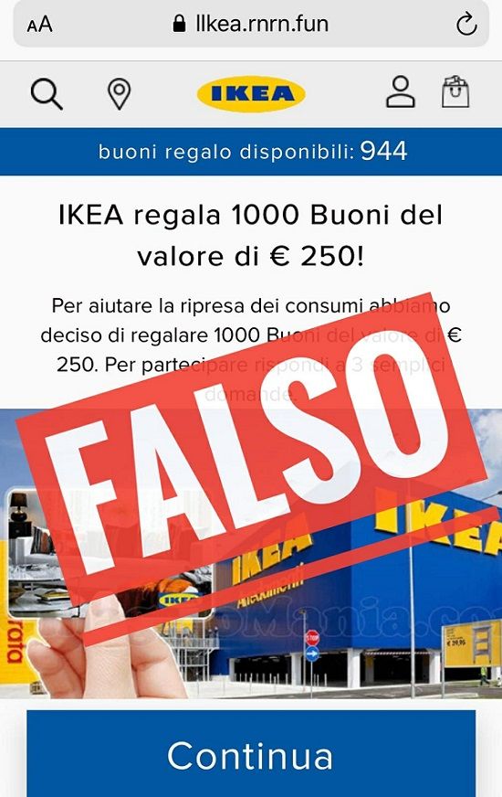 La Polizia Postale allerta su una truffa WhatsApp incentrata su falsi buoni Ikea