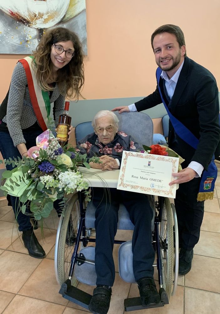 Rosa Maria con Silvia Benotti e Luca Quaglia