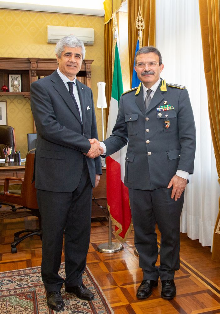 Il Generale Giuseppe Vicanolo ha fatto visita al Comando provinciale della Guardia di Finanza di Asti