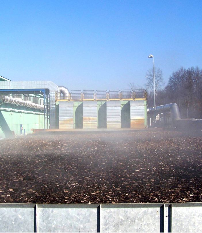L'impianto sandamianese di compostaggio di Gaia