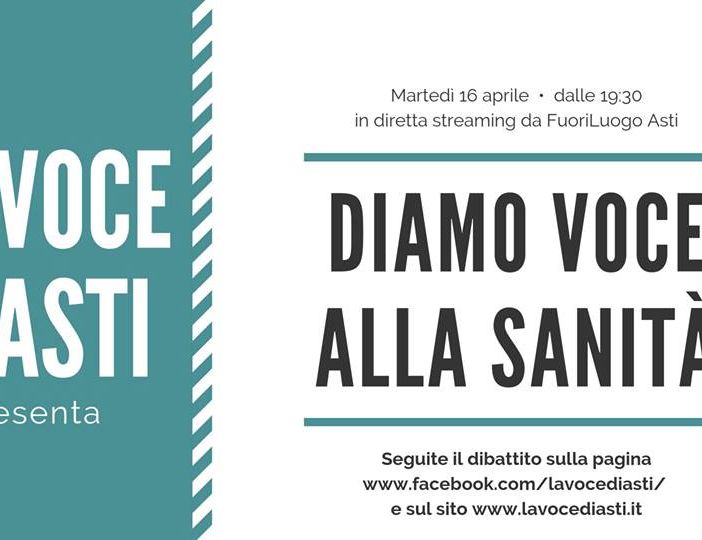 Diamo Voce... alla Sanità martedì 16 aprile al FuoriLuogo di Asti