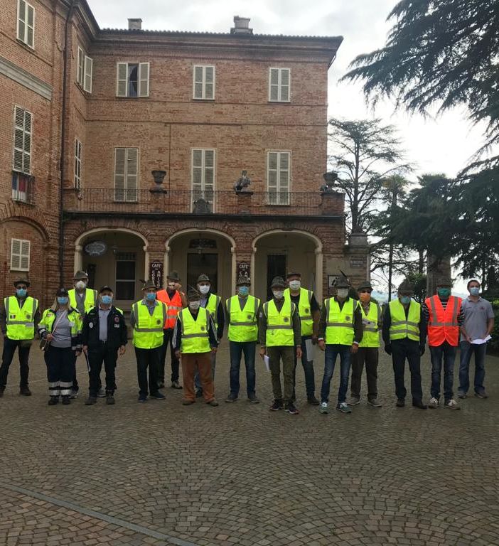 Terminata la distribuzione delle mascherine a Castell'Alfero