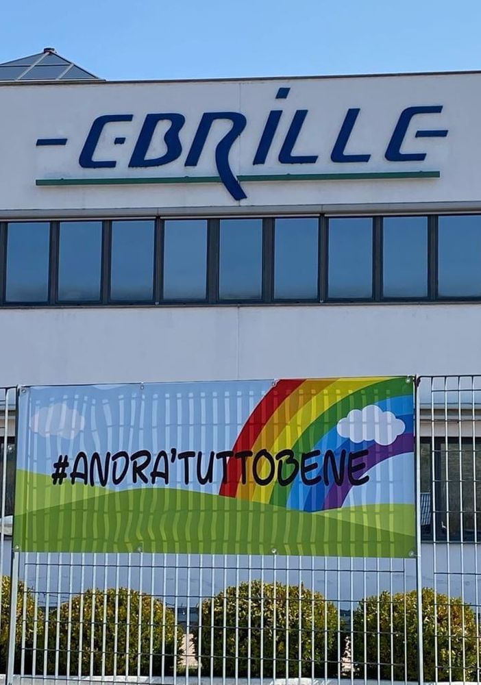 Il ringraziamento della Croce Verde nicese alla Ebrille per il sostegno nella lotta al Covid-19