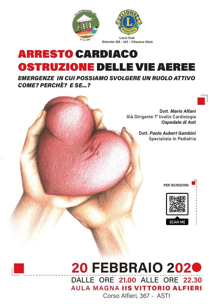 Liceo Classico e Lions Club Villanova insieme per informare sugli interventi di primo soccorso