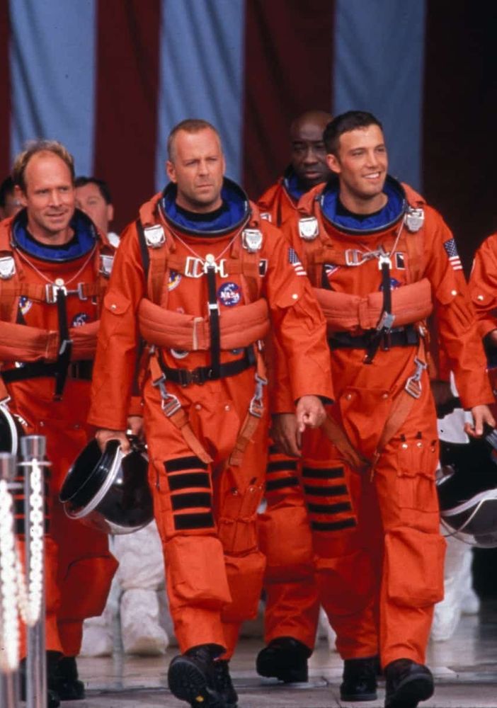 Un immagine tratta dal film &quot;Armageddon&quot; di Michael Bay