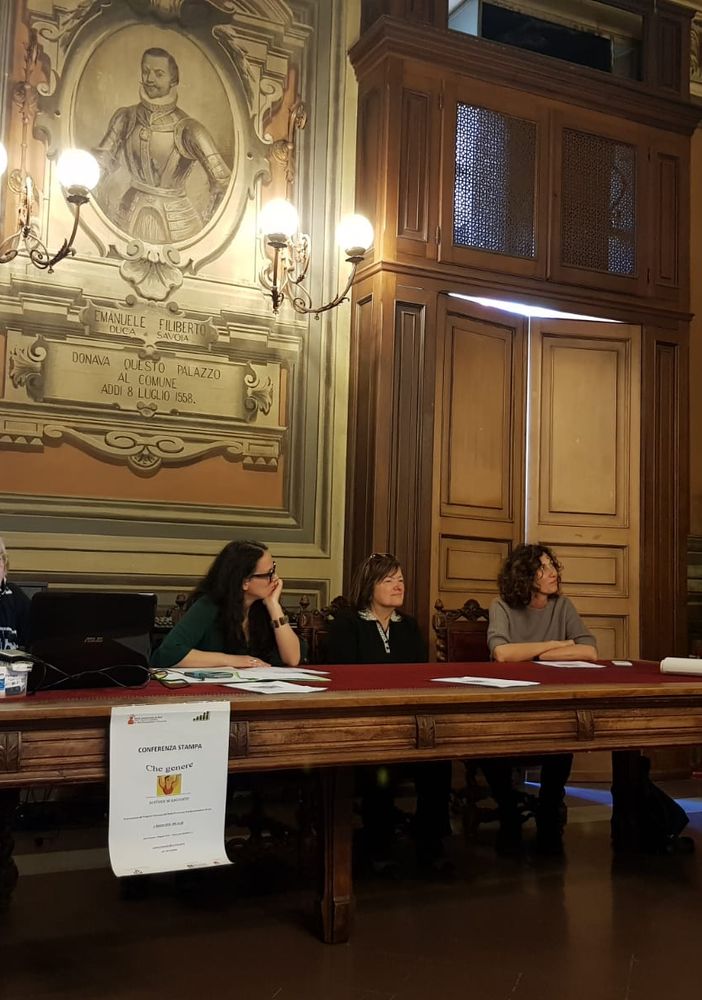 Silvia Bergamasco, Cristina Gai responsabile del segretariato sociale, MAriangela Cotto, Roberta Bellesini
