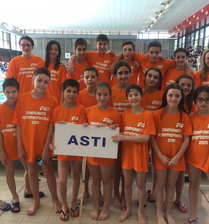 Nuoto: si è svolto ad Asti il Campionato Interprovinciale per esordienti B ed A.