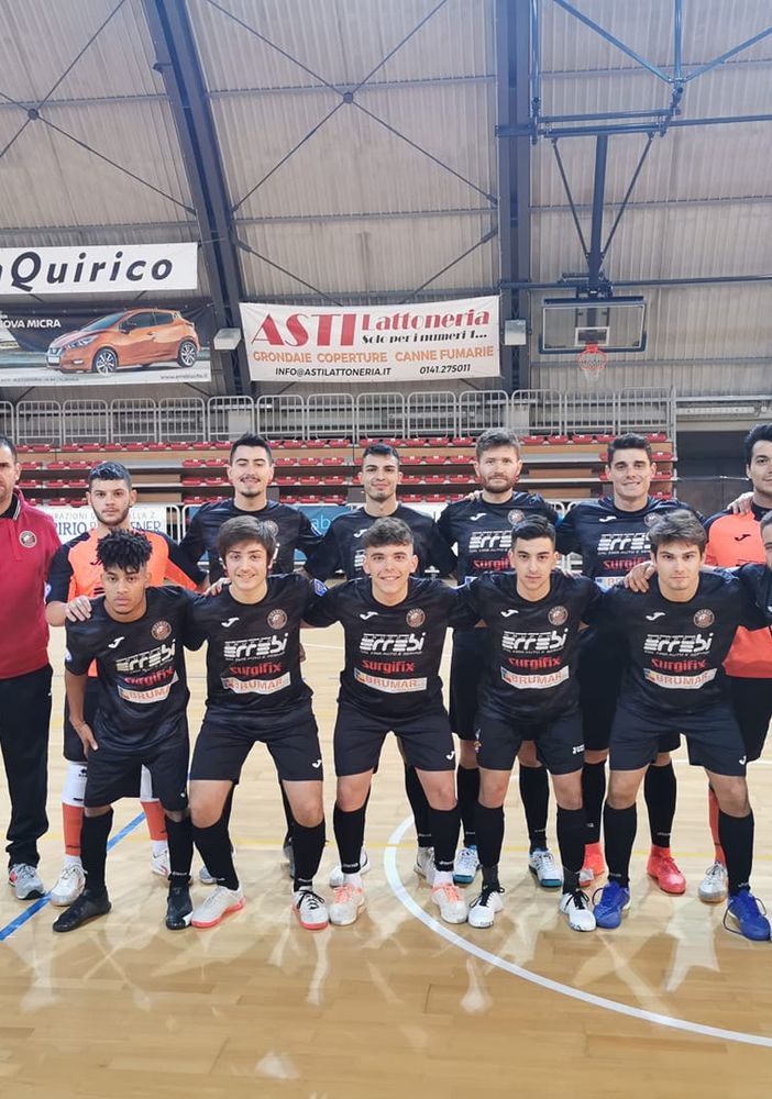 foto della squadra di calcio orange futsal