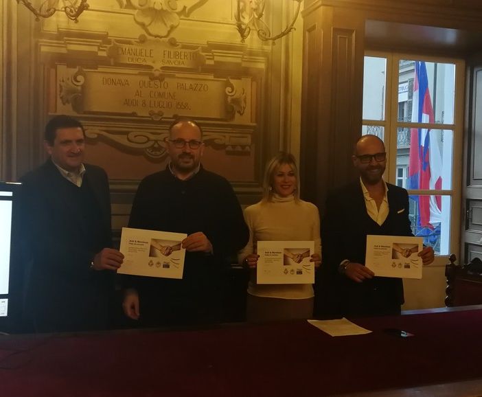 Da sinistra: Daniel Ormeno, Maurizio Rasero, Loretta Bologna, Lorenzo Pairotto