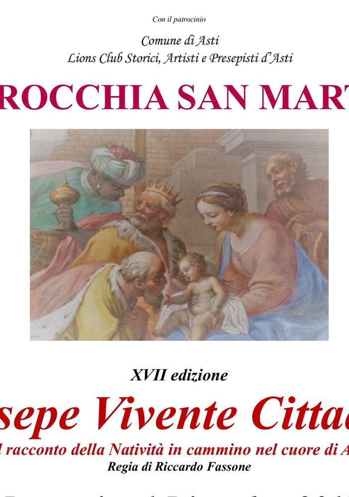 Domenica pomeriggio si rinnoverà l’appuntamento con il presepe vivente della Parrocchia di San Martino