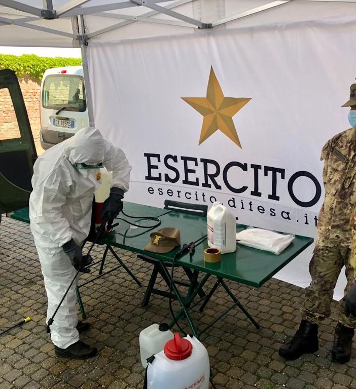Sono iniziate le sanificazioni delle case di riposo piemontesi da parte dell’Esercito