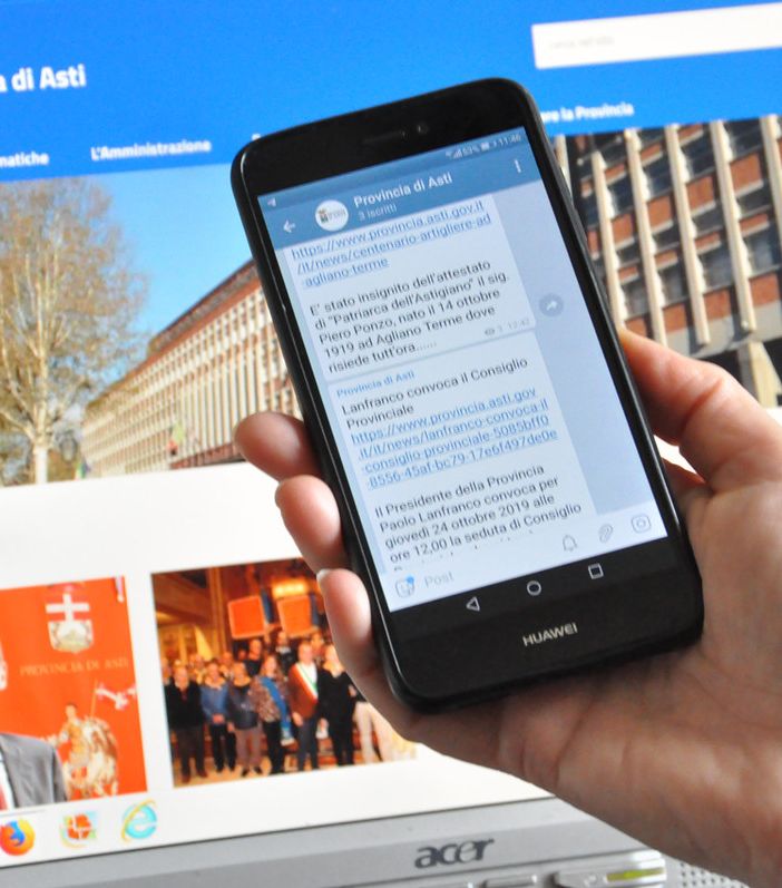 La Provincia di Asti da oggi approda anche su Telegram