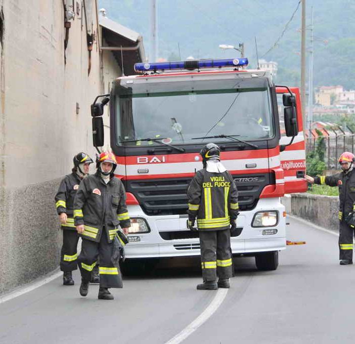 Foto di repertorio di un camion dei Vigili del fuoco