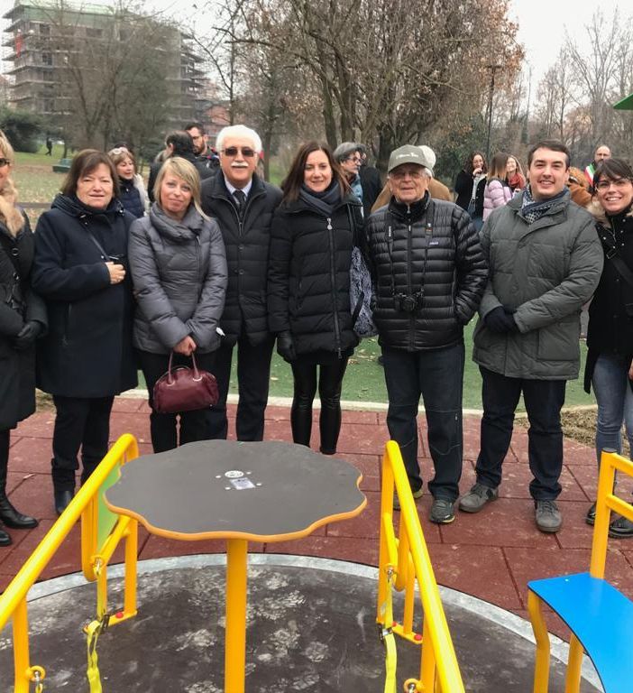 Inaugurata la giostrina inclusiva al Parco Biberach