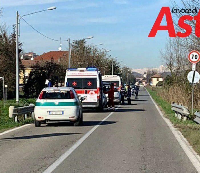 Incidente frontale sul rettilineo tra Sessant e Serravalle