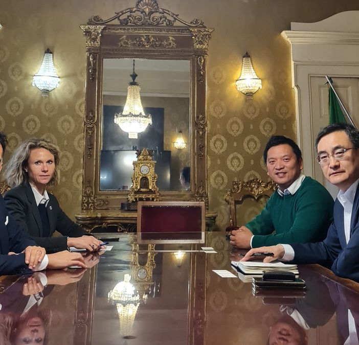 Un momento dell'incontro in municipio