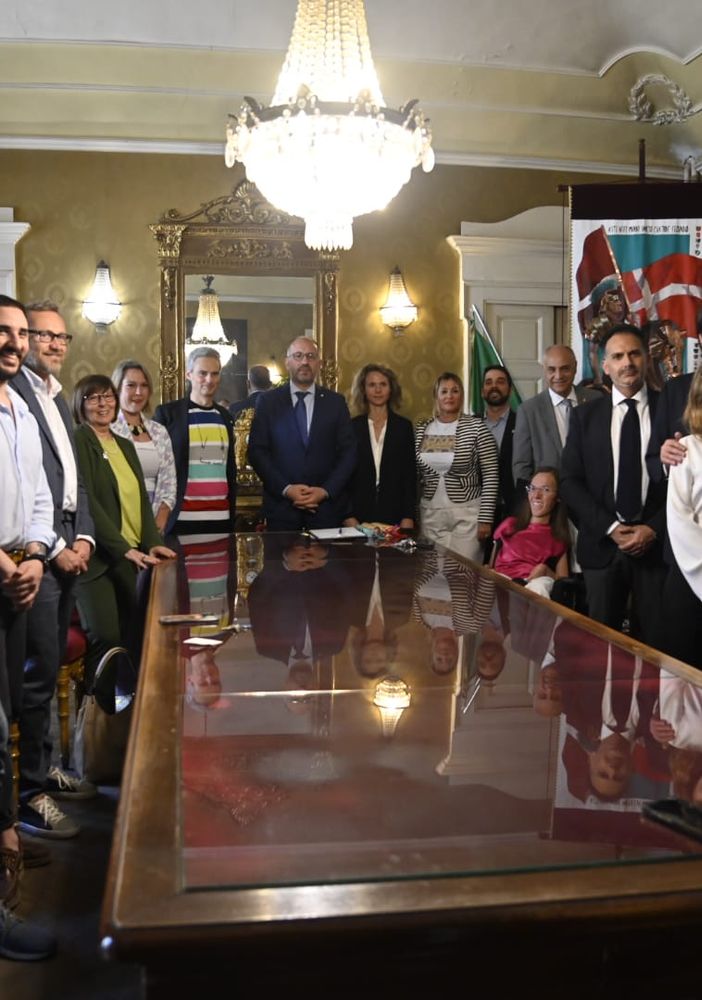 Le dure rispettive giunte durante l'incontro in municipio ad Asti