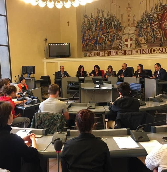 Un momento dell'incontro di questa mattina