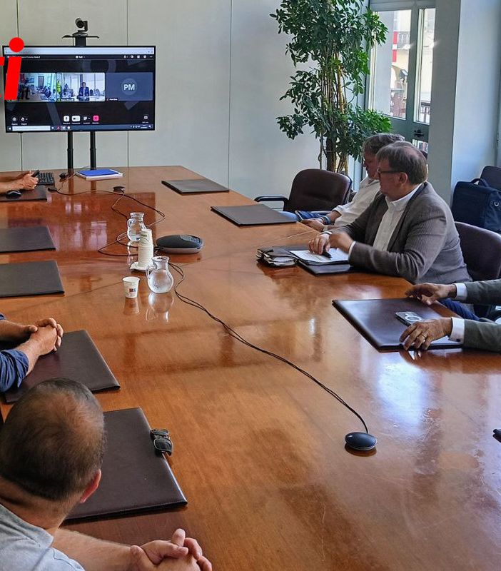 Le immagini dell'incontro di oggi in Provincia