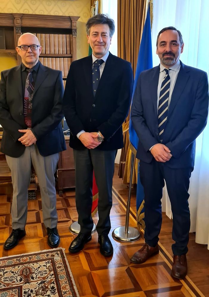 Il prefetto di Asti, Claudio Ventrice incontra il comandante del Gruppo carabinieri Tutela del Lavoro