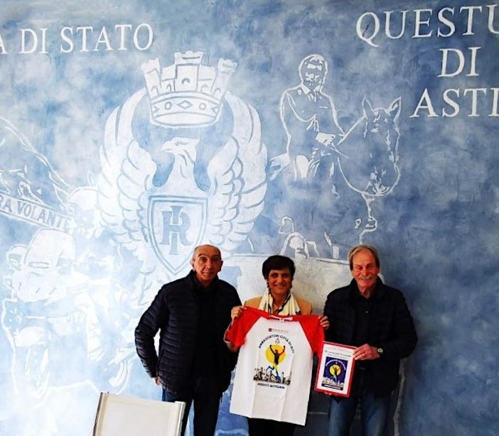 Gli Ambasciatori per lo sport incontrano il questore di Asti