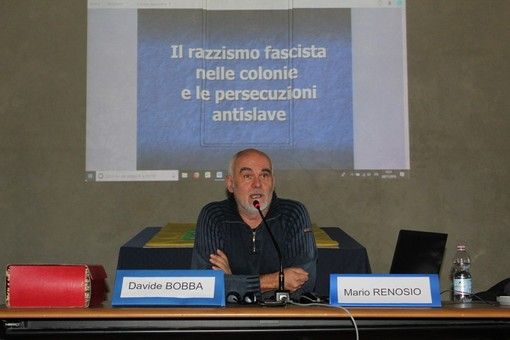 Il direttore dell'Israt, Mario Renosio, in un precedente incontro