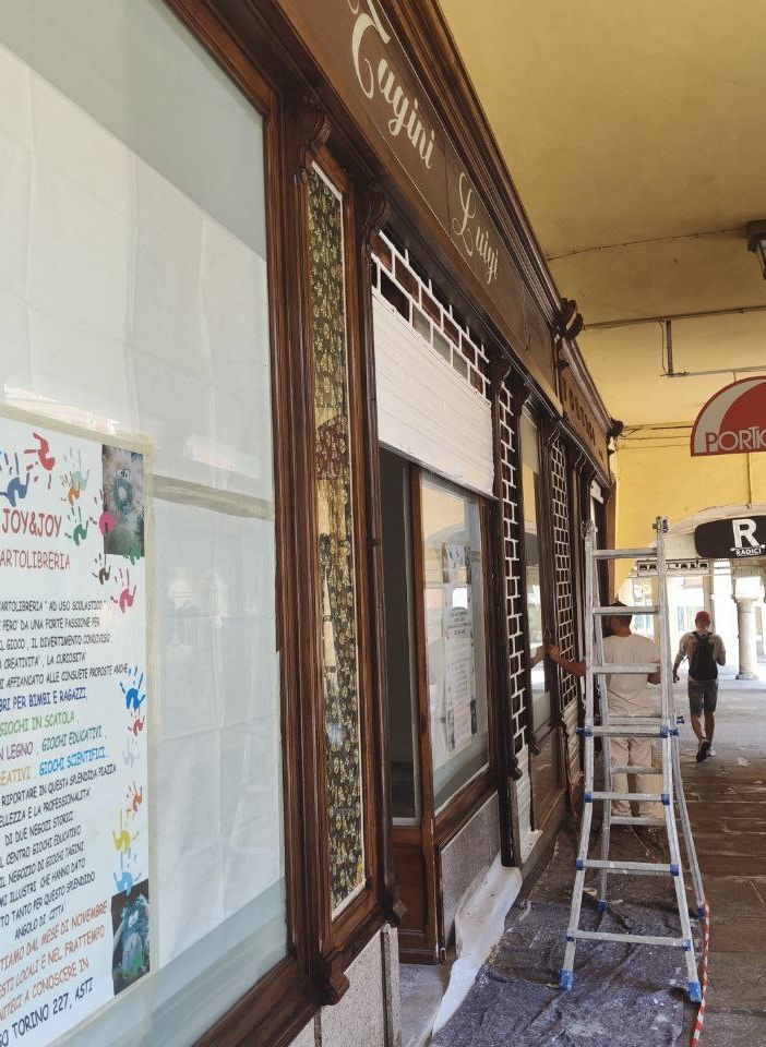 Quasi intatto il &quot;cuore&quot; di Tagini nel centro della città. A novembre arriverà una cartolibreria