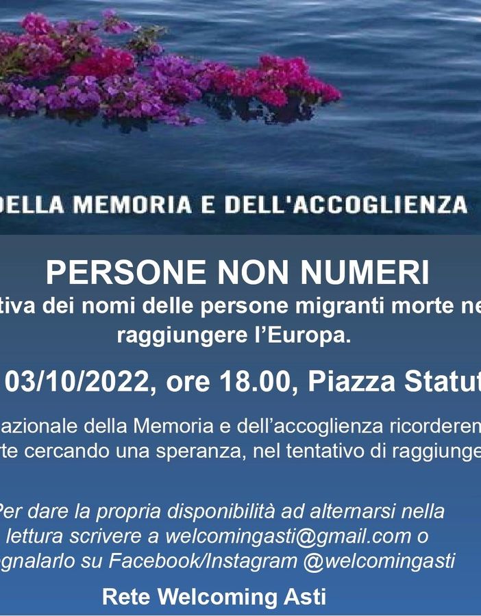 La locandina dell'iniziativa