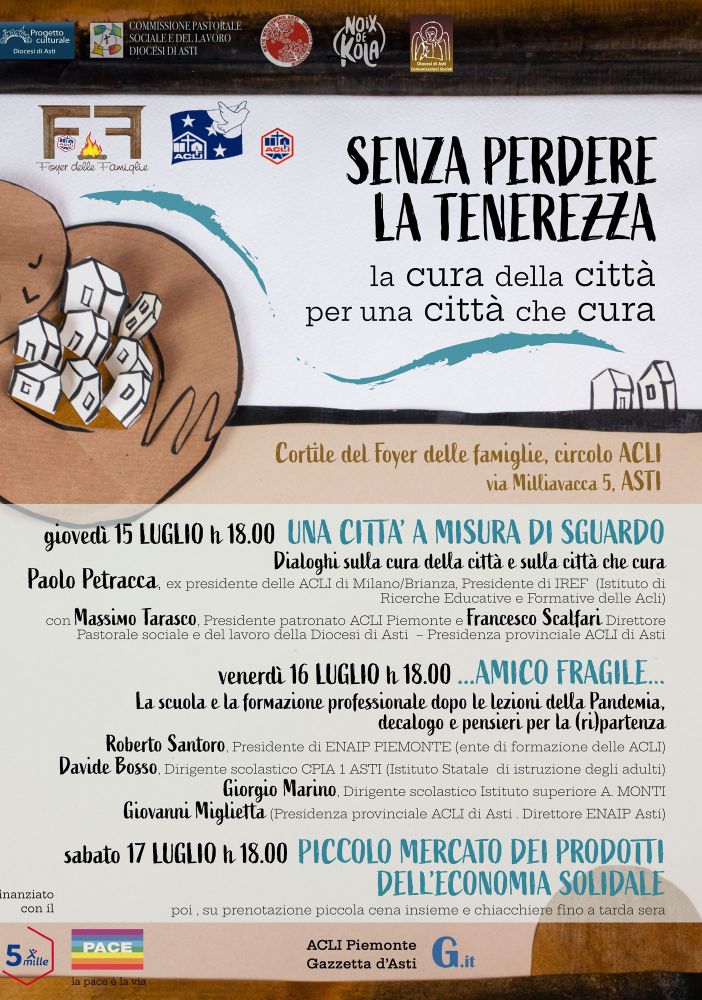 Si conclude il festival 'Senza perdere la tenerezza' delle Acli di Asti