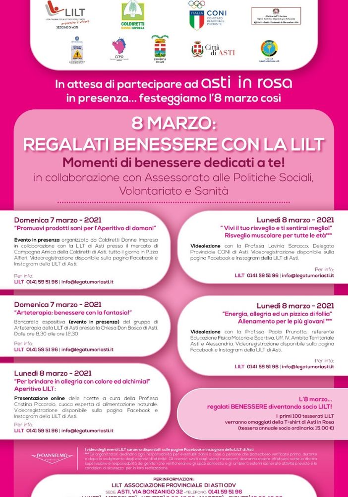 Locandina eventi LILT