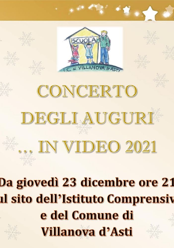 'Lontani ma vicini', il concerto degli auguri in video della scuola secondaria di Villanova d'Asti
